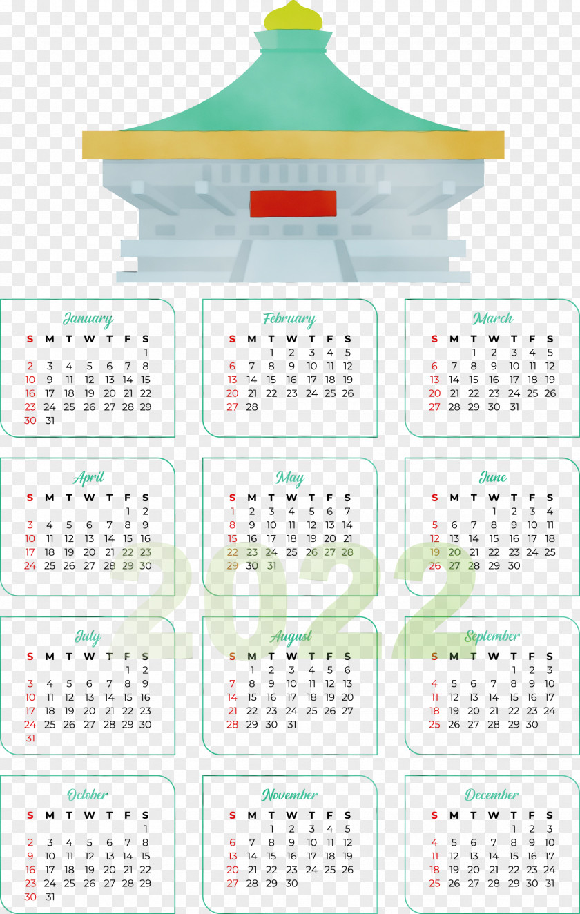 Calendar System Week 2022 Month Monday PNG