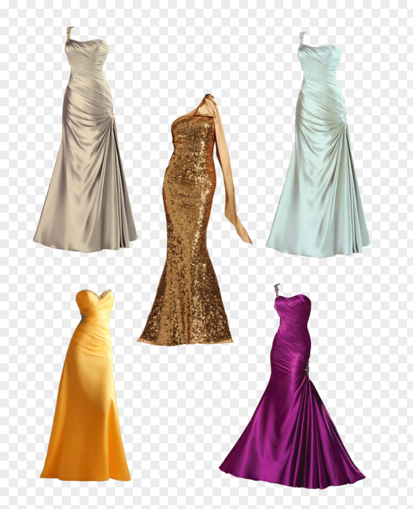 Dress Evening Gown Formal Wear Prom PNG