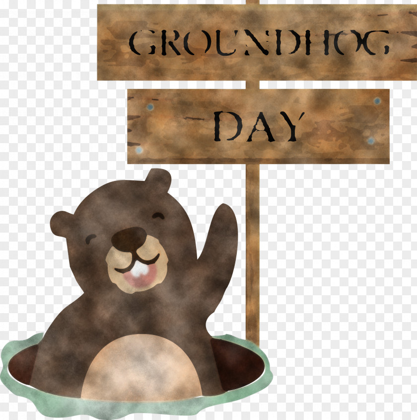 Groundhog Day Happy PNG