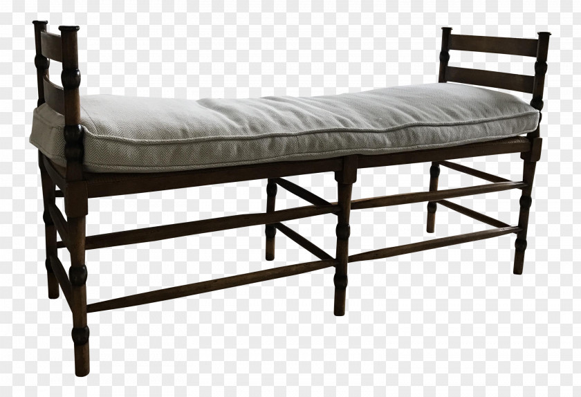Wooden Bench Bed Frame Couch PNG