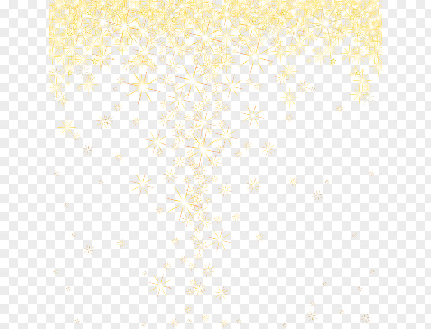 Cool Stars Yellow Pattern PNG