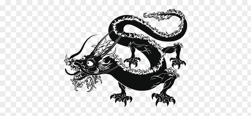 Dragon Chinese Japanese Tattoo PNG
