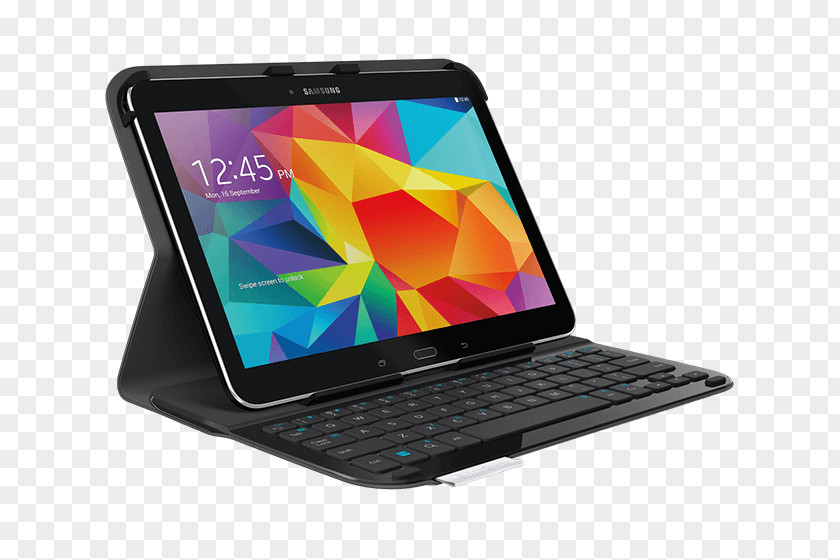 Samsung Galaxy Tab A 10.1 4 Computer Keyboard Logitech Ultrathin Folio For (10.1) Bluetooth And Case IPad 2/3 PNG