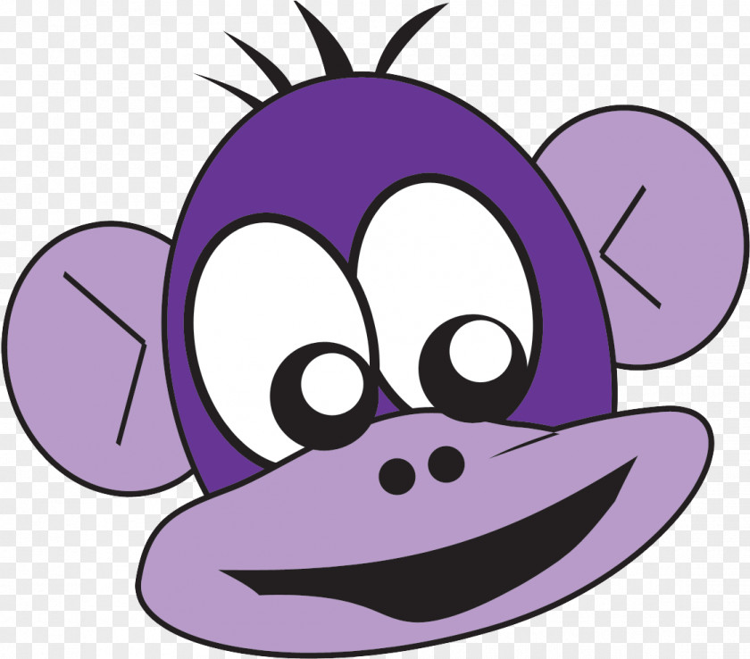 Smile Cartoon Purple Violet Clip Art PNG