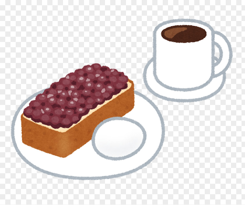 Toast モーニングサービス 小倉トースト Coffee Breakfast PNG