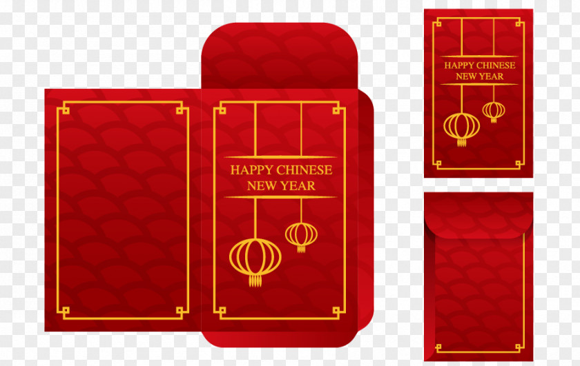 Vector New Year Red Envelopes Envelope Chinese PNG
