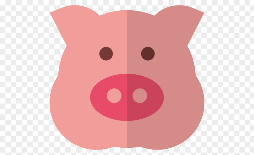 Pig Domestic Icon PNG