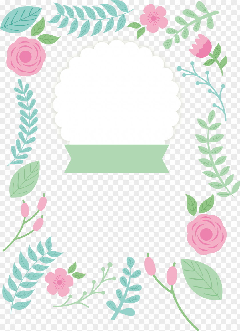 Rose Box Floral Design Euclidean Vector Picture Frame PNG