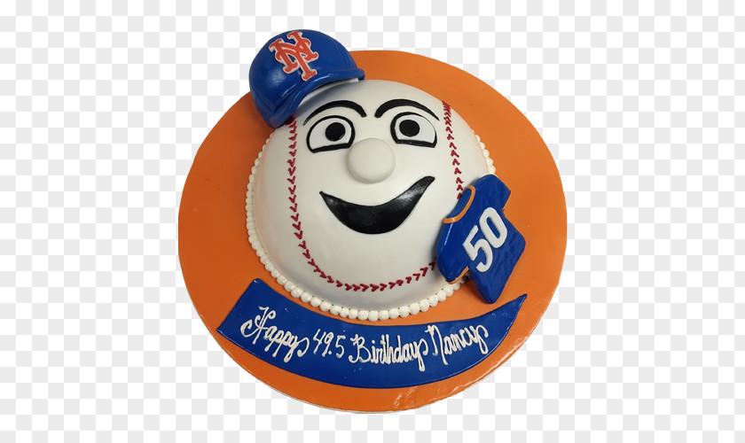Cake Birthday Cupcake Frosting & Icing New York Mets PNG