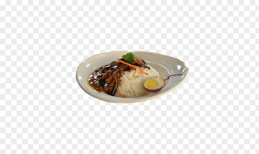 Eggplant And Pork Rice Cooked Asian Cuisine Meat PNG