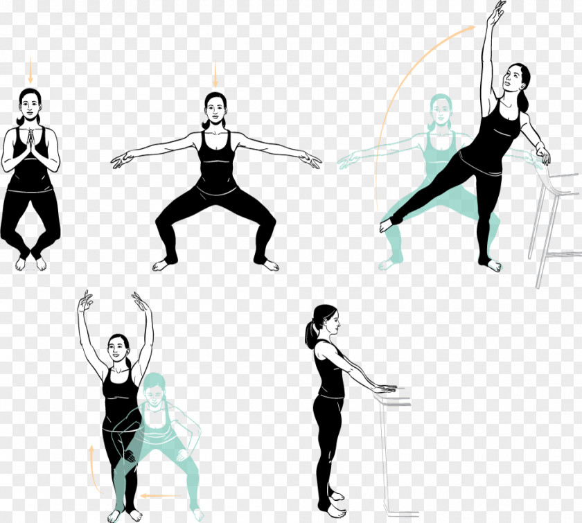 Performing Arts Cartoon Silhouette Illustration Physical Fitness PNG