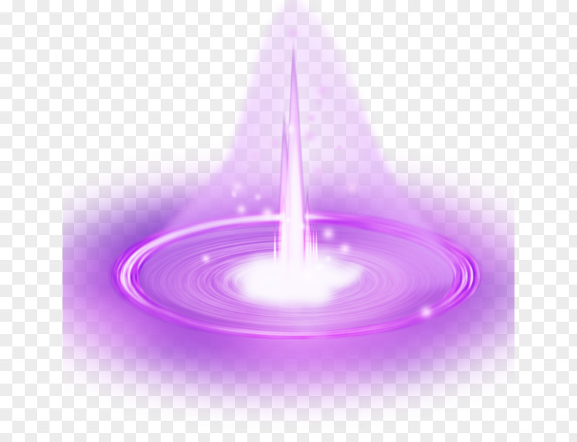 Purple Light Effect Material PNG