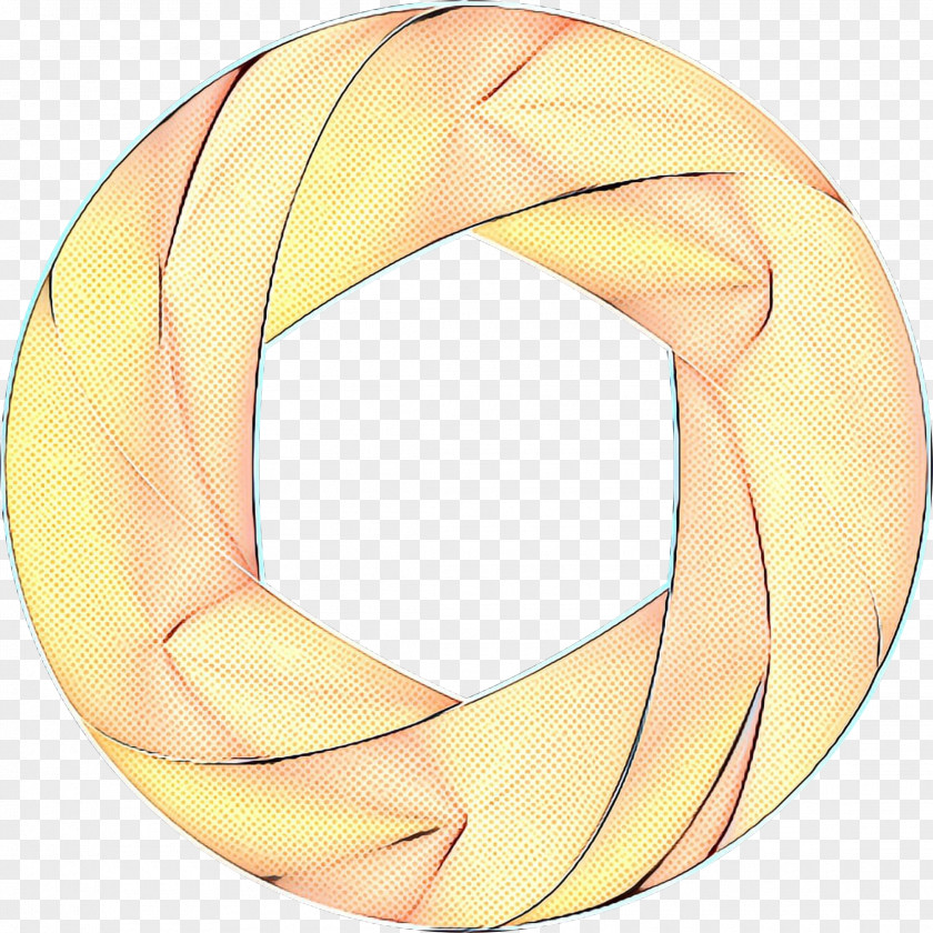 Scarf Peach Yellow Circle Clip Art PNG