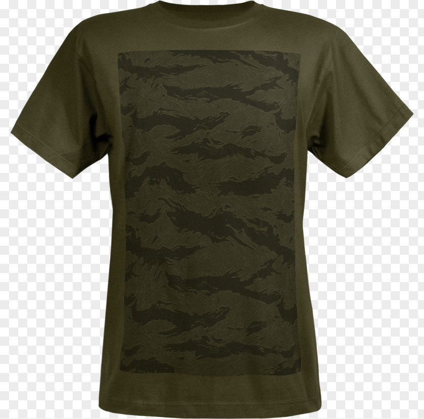 T-shirt Camouflage Clothing Tigerstripe Khaki PNG