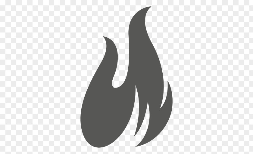 Black Cool Flame Silhouette Fire Combustion PNG