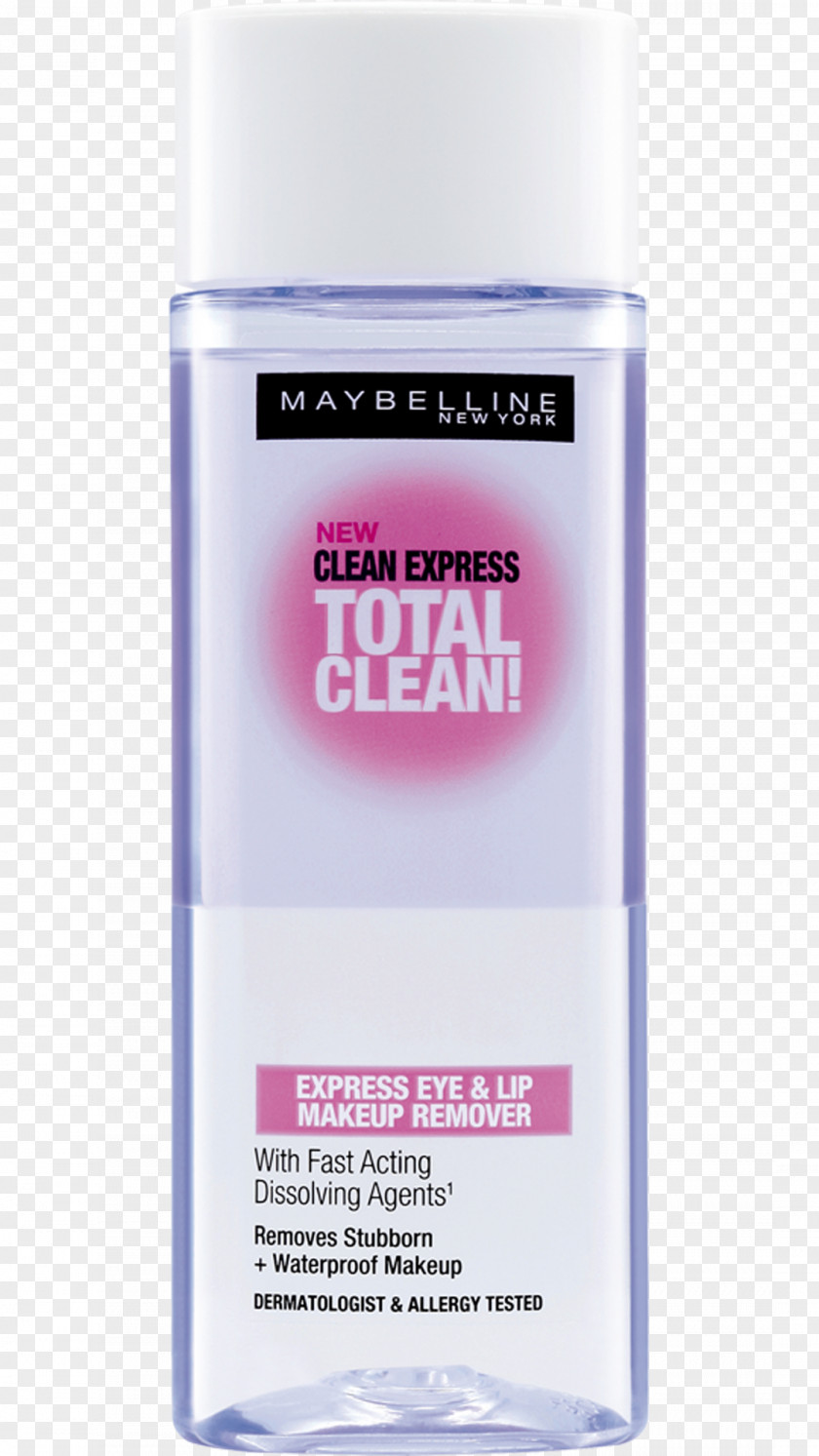 Eye Lotion Cleanser Cosmetics Maybelline Lip Balm PNG