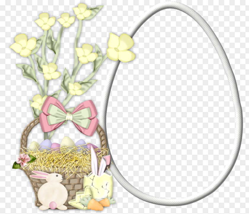 Flower Easter Bunny Floral Design PNG