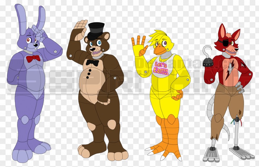 Monkey Cartoon Couple Five Nights At Freddy's 2 Freddy Fazbear's Pizzeria Simulator Animatronics Fan Art PNG