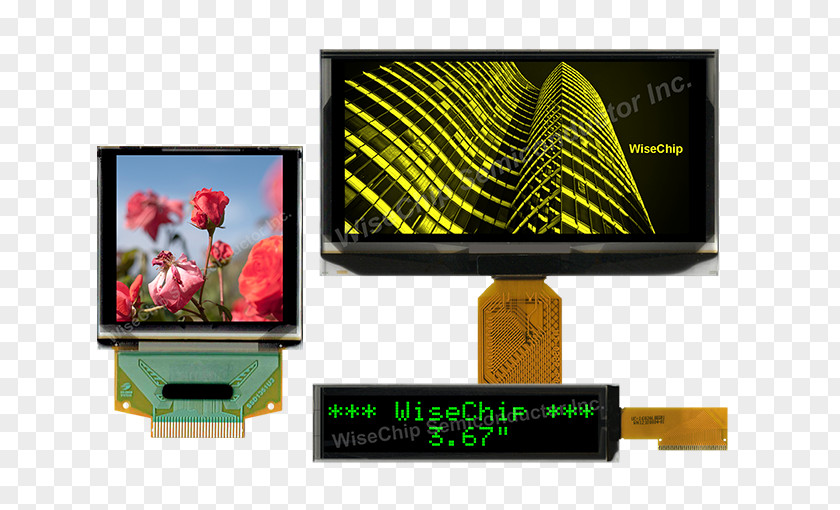 Oled Flat Panel Display Computer Monitors OLED Electronic Visual Device PNG