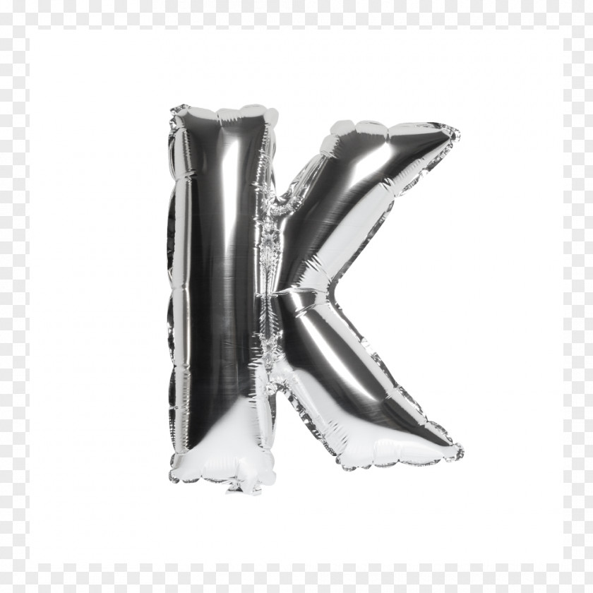 Silver Toy Balloon Inflatable Letter PNG