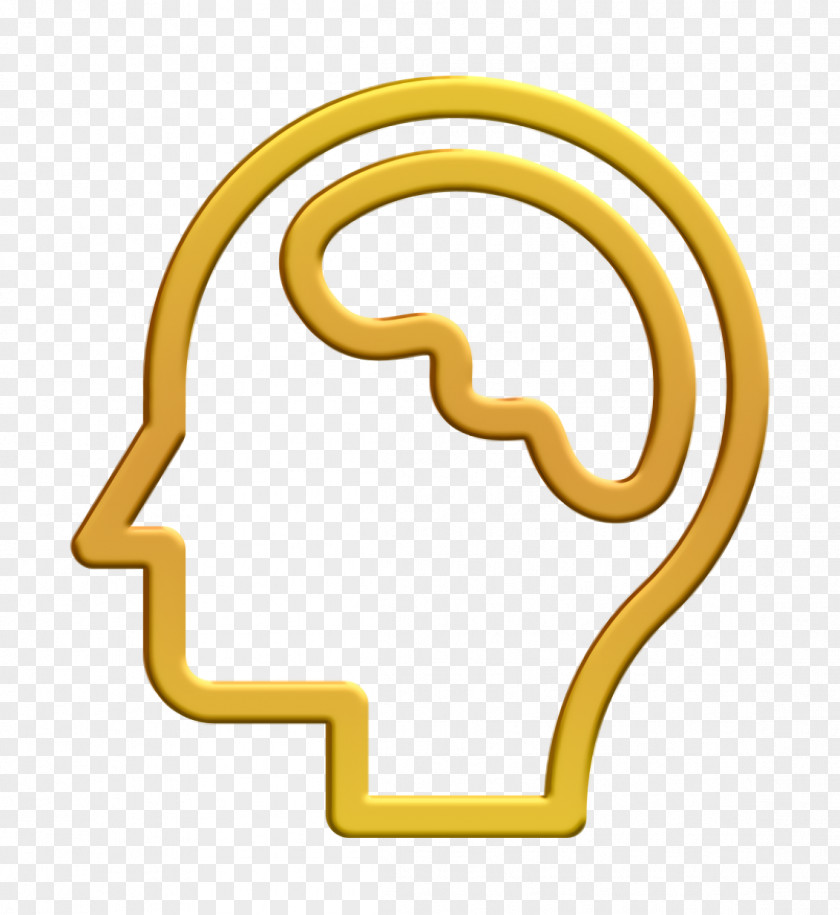 Startups And New Business Outlined Icon People Brain PNG