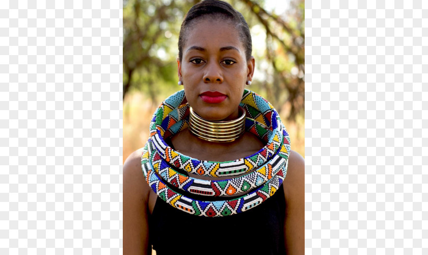 Xhosa South Africa Beadwork Necklace PNG