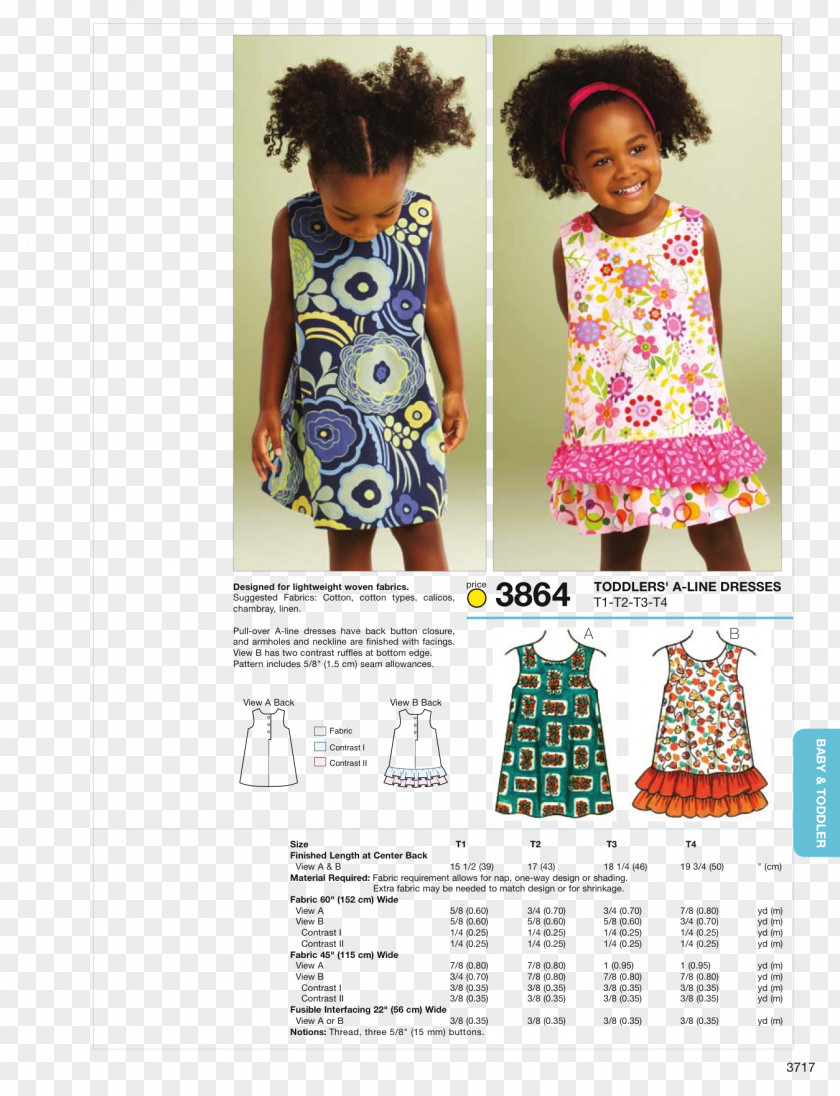 Dress A-line Children's Clothing Pattern PNG