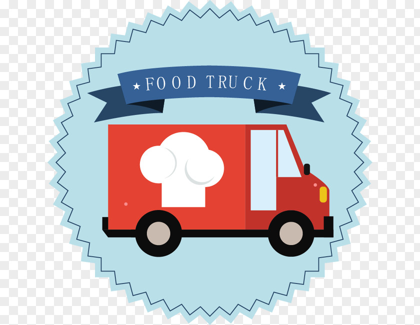 Hand-painted Food Truck Stickers Image Hamburger Car Fast Sticker PNG