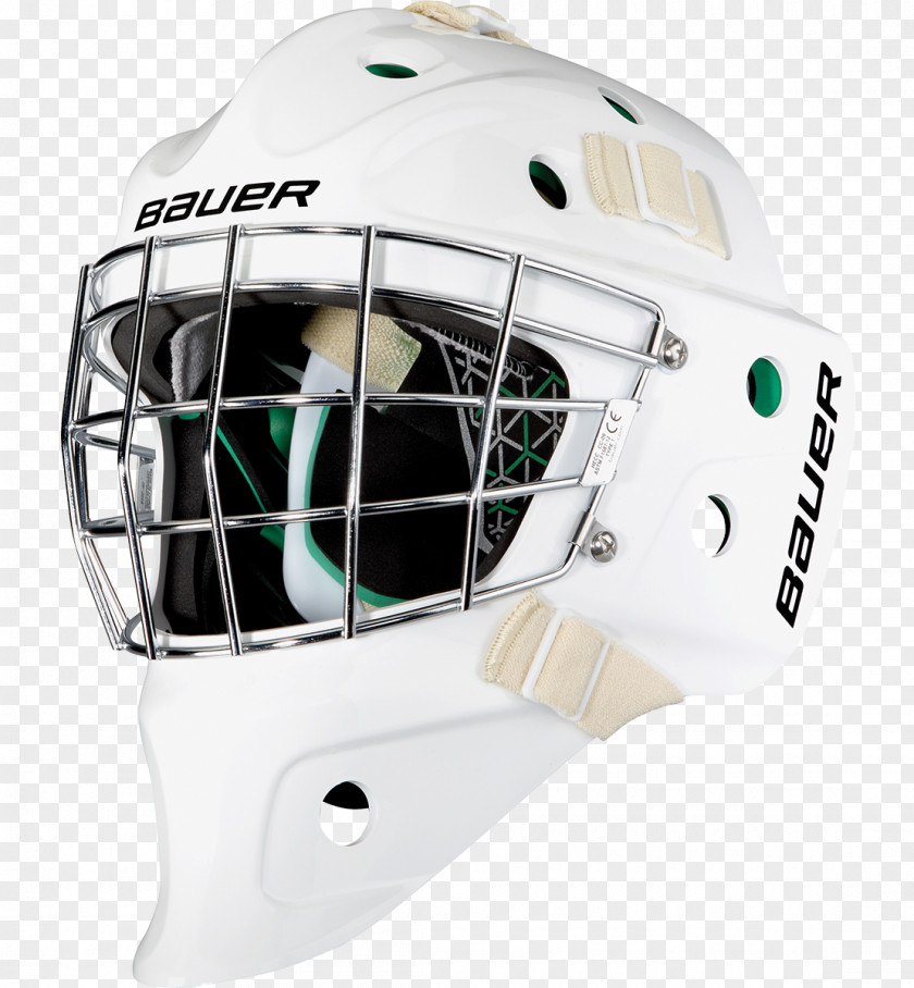 Hockey Goaltender Mask Bauer Ice Equipment PNG