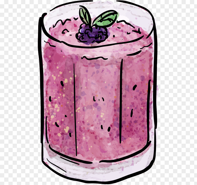 Purple Juice Smoothie Drink PNG