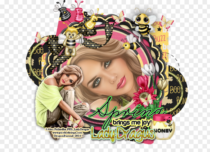 The Taste Of Spring Album Cover Photomontage Pink M PNG