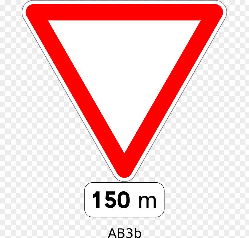 Road Traffic Sign Yield Priority Signs PNG