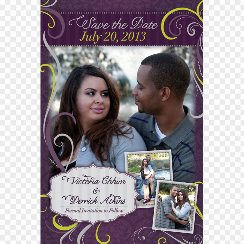 Save The Date Wedding Invitation Hair Coloring Picture Frames PNG