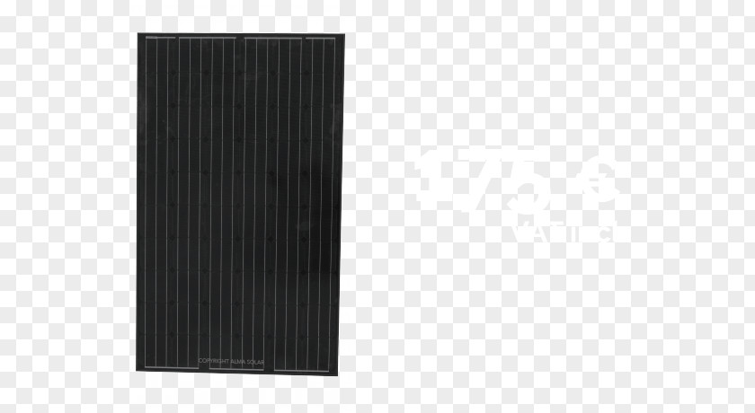 Solar Power Panels Top Angle Black M PNG