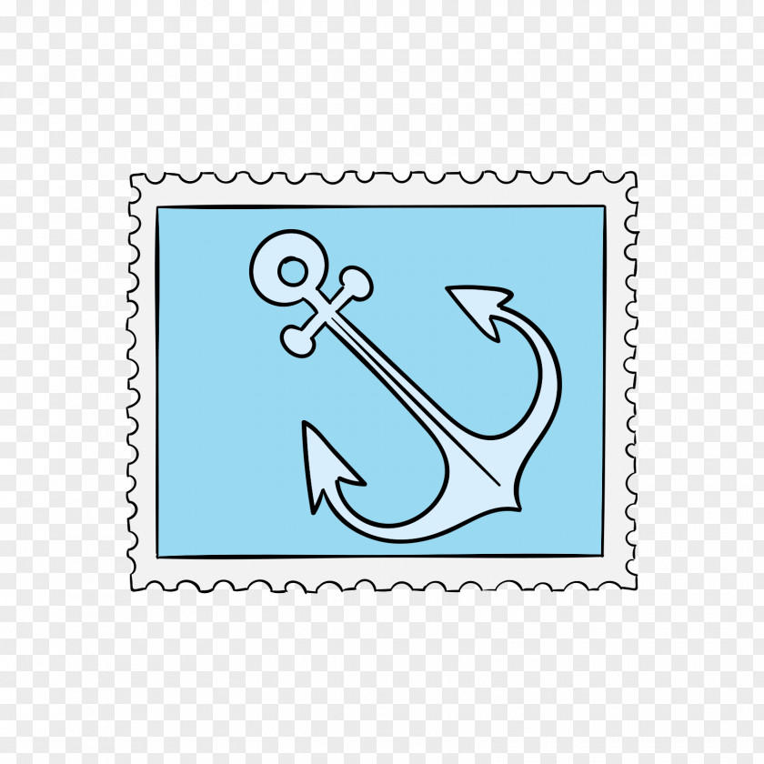 Blue Anchor Stamps PNG