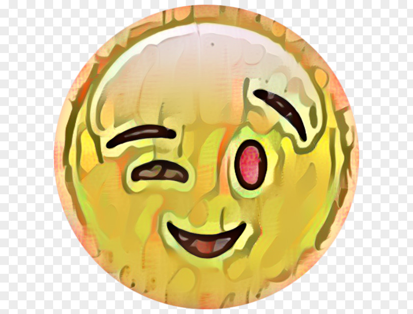 Comedy Cheek Smiley Face Background PNG