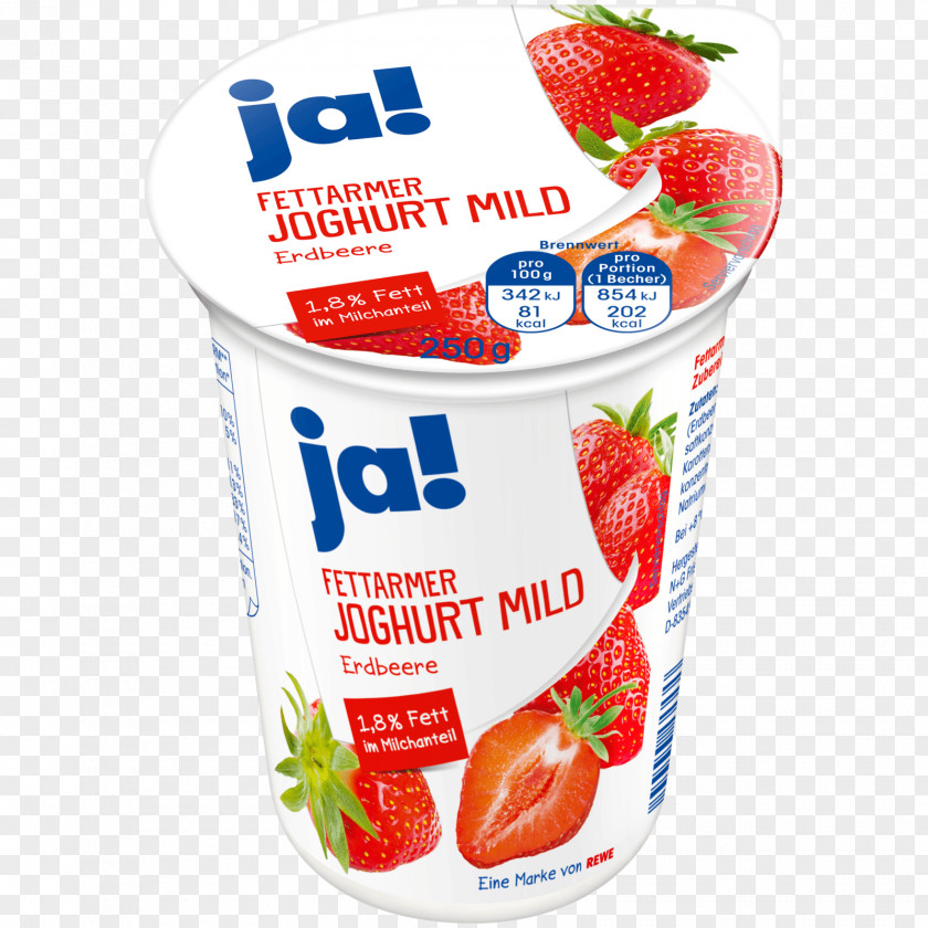 Jogurt Strawberry Yoghurt REWE Group Crème Fraîche PNG