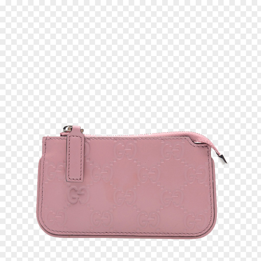 Pink Patent Leather Wallet PNG