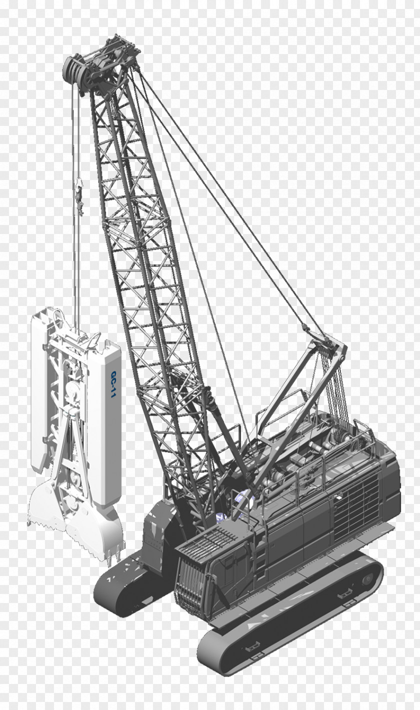Crane Machine Soilmec Excavator PNG