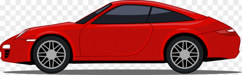 Red Cartoon Sports Car BMW M3 Ford Motor Company Model PNG