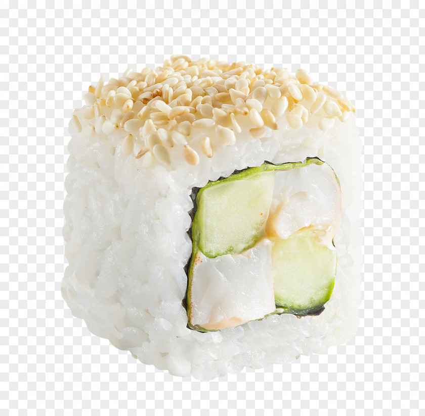 Sushi California Roll Cooked Rice 07030 Side Dish PNG