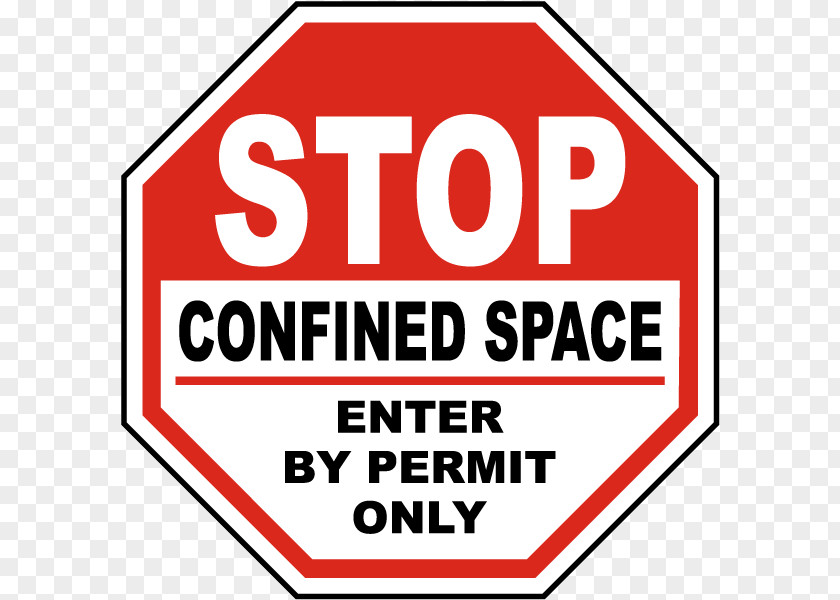 Confined Space Royalty-free Stop Sign Clip Art PNG