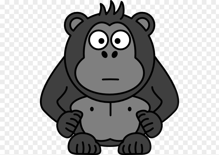 Gorilla Photos Free Content Ape Clip Art PNG