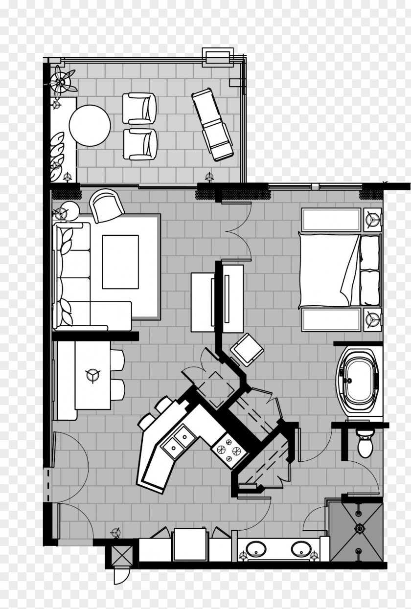 House Floor Plan Architecture Facade PNG