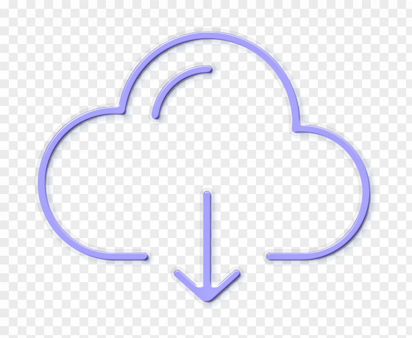 Symbol Download Icon Miscellaneous Elements Cloud Computing PNG