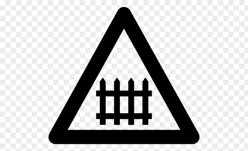 Train Rail Transport Level Crossing Warning Sign Traffic PNG