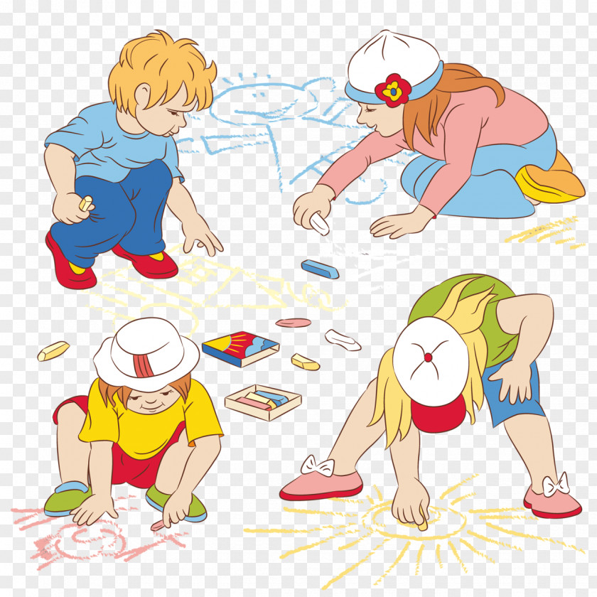 Children Painting Child Cartoon Clip Art PNG
