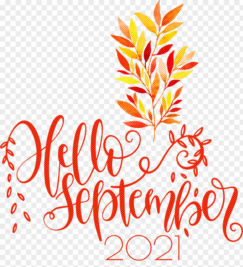 Hello September September PNG