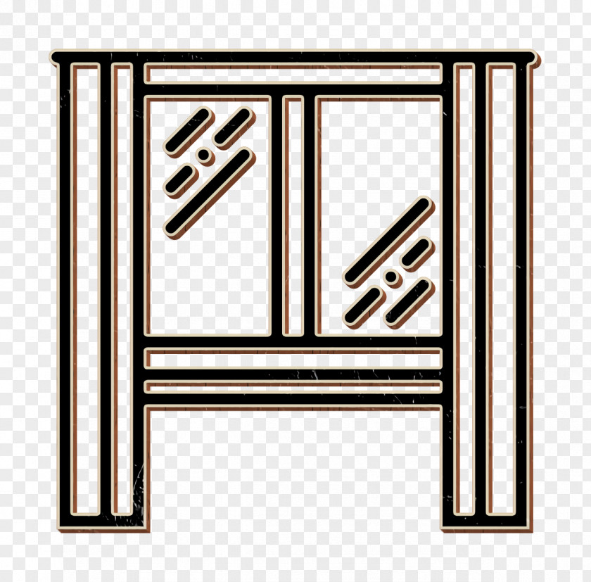 Household Set Icon Window PNG