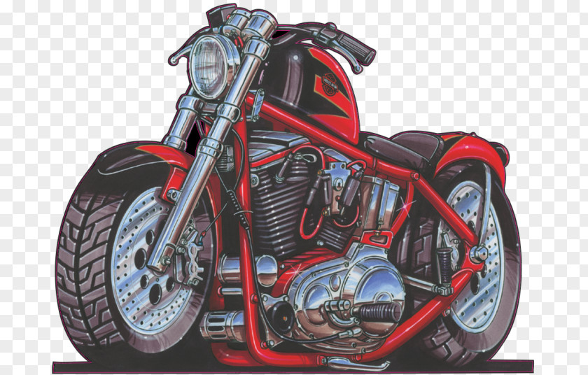 Motorcycle Cruiser Harley-Davidson Sportster Chopper PNG